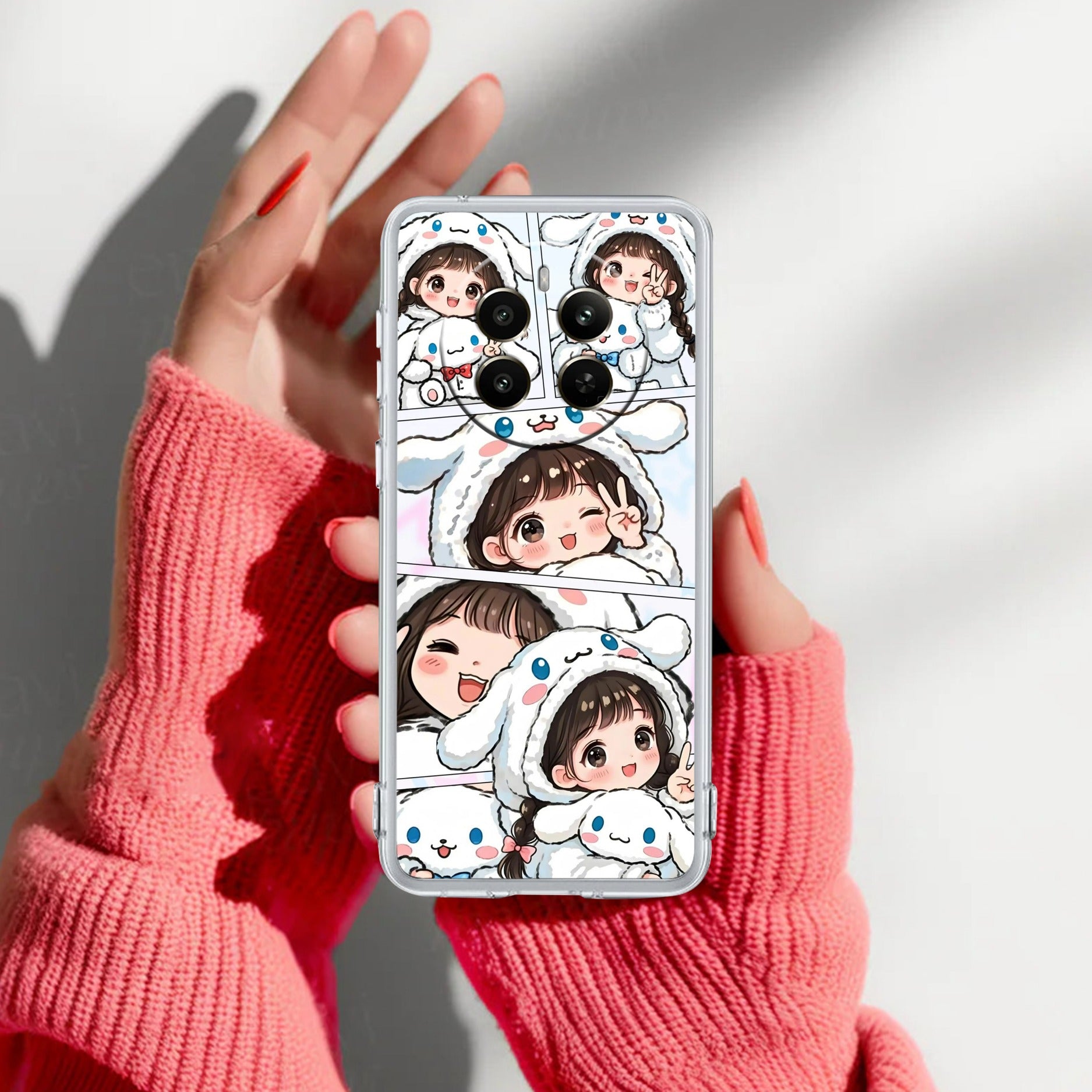 Super Girl Anti Yelllow Case For Realme 12 Pro Plus 5G