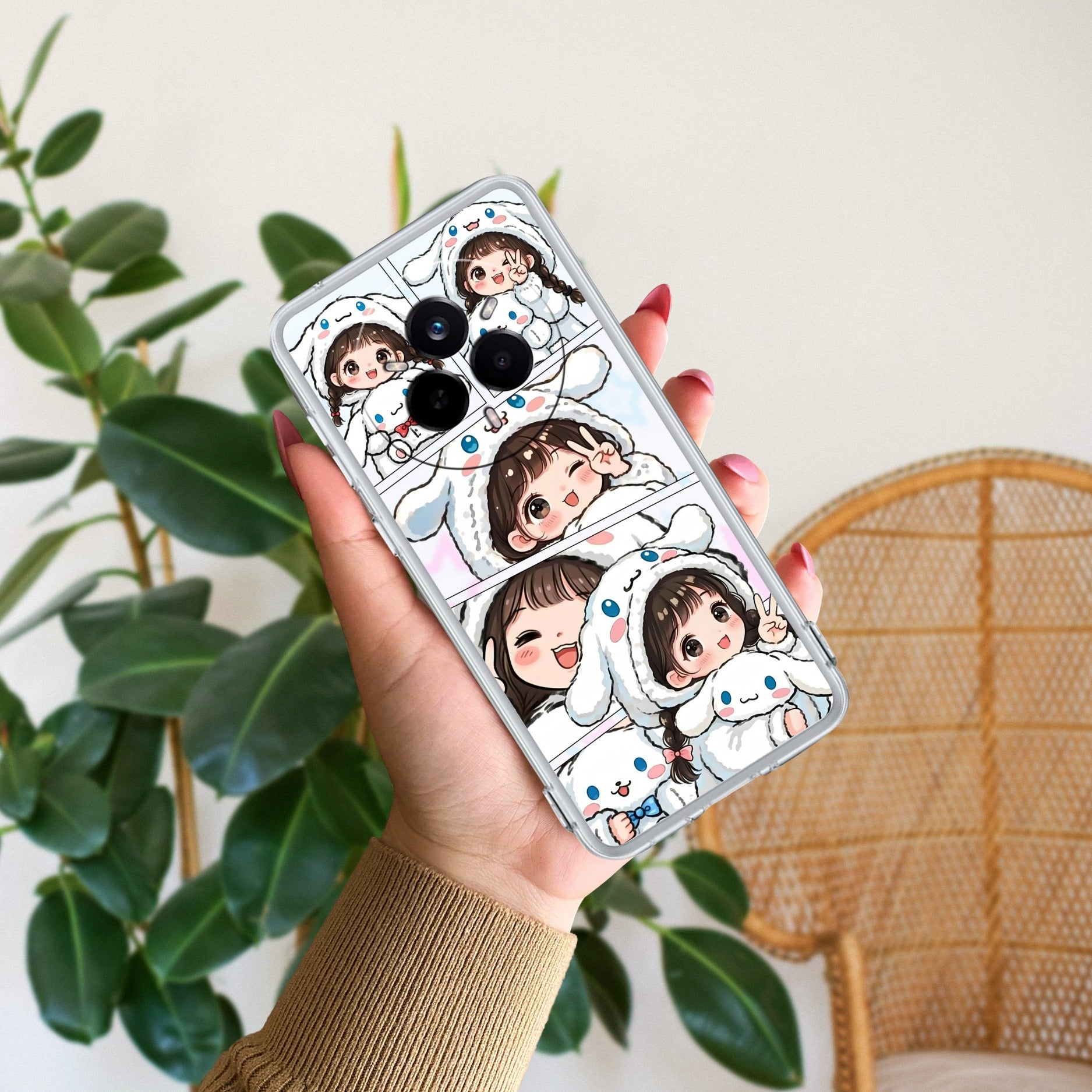 Super Girl Anti Yelllow Case For Realme 14 Pro Plus 5G