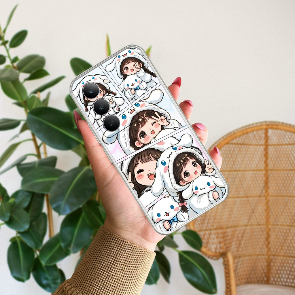 Wild Rose Anti Yelllow Case For Realme P4 Pro 5G