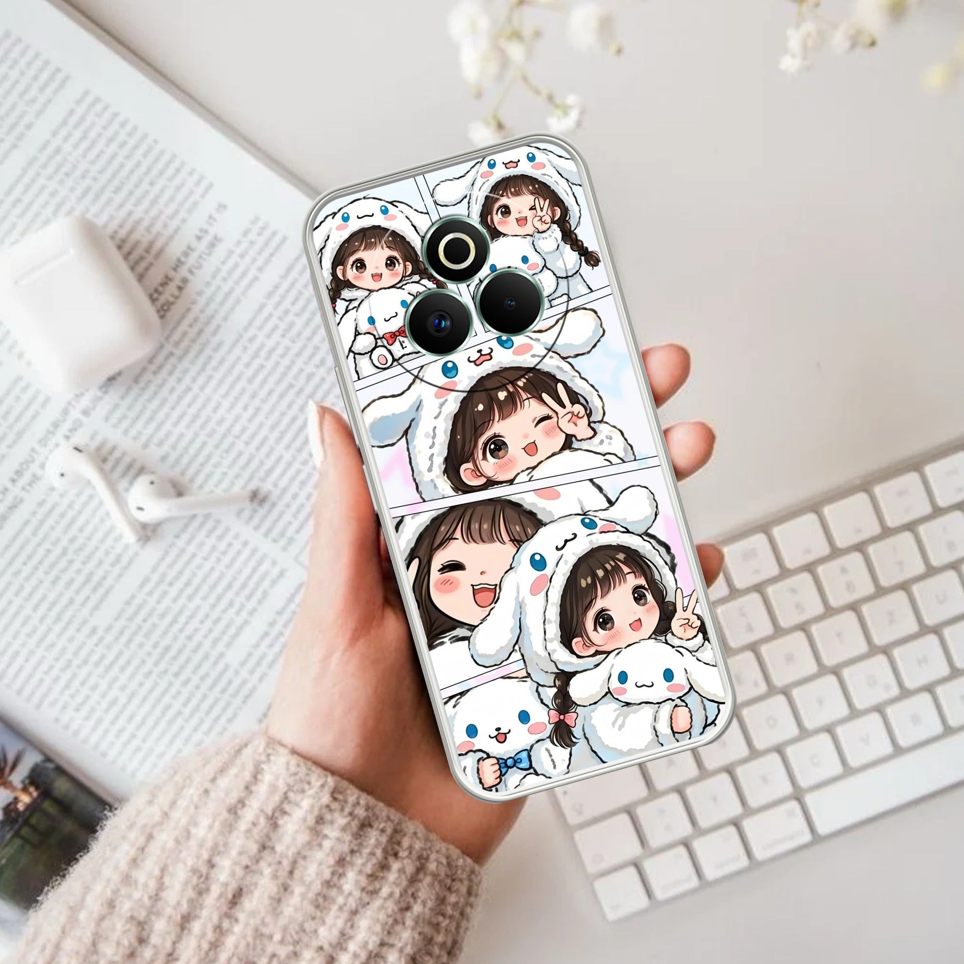 Super Girl Anti Yelllow Case For Realme P3 Pro 5G