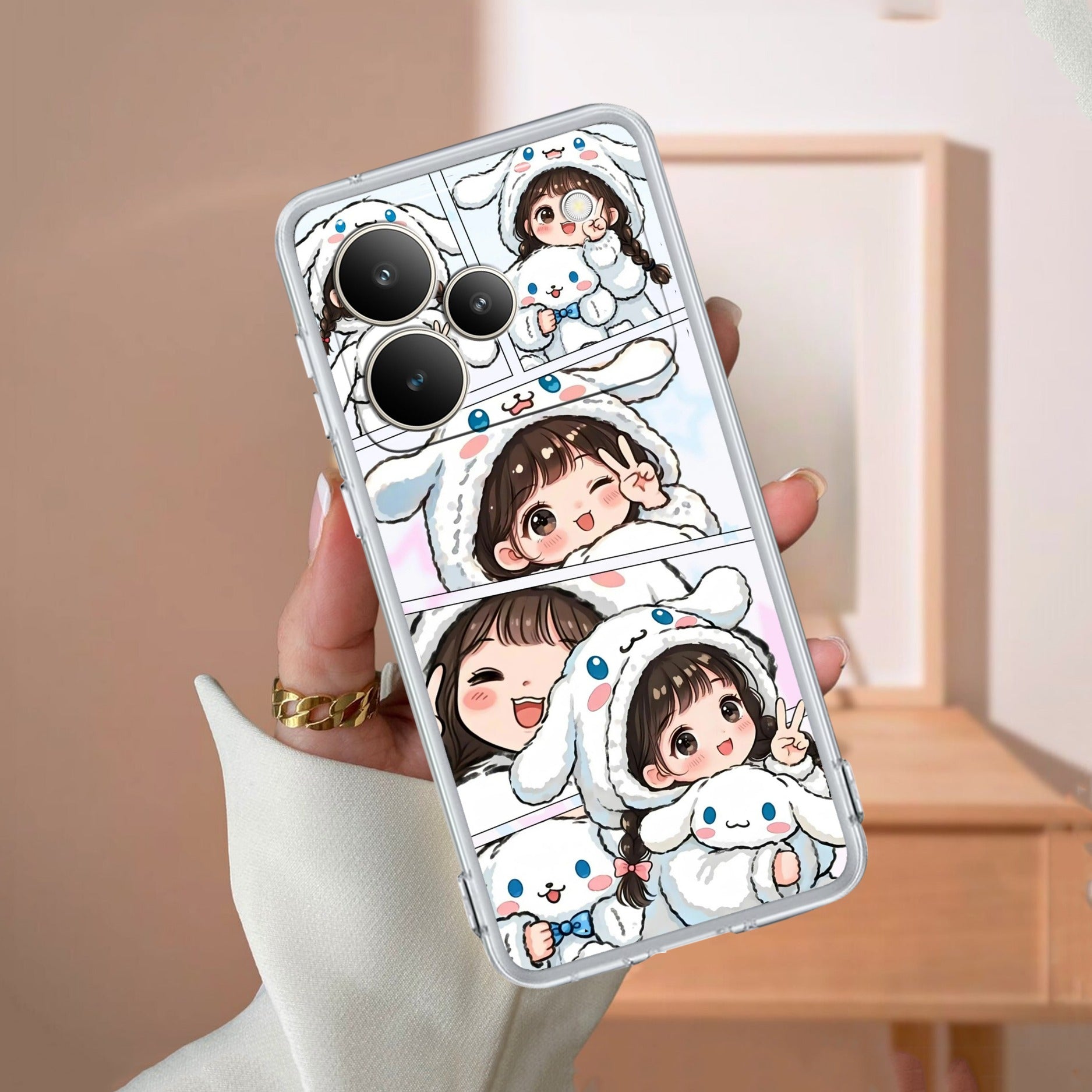 Super Girl Anti Yelllow Case For Realme P4 5G
