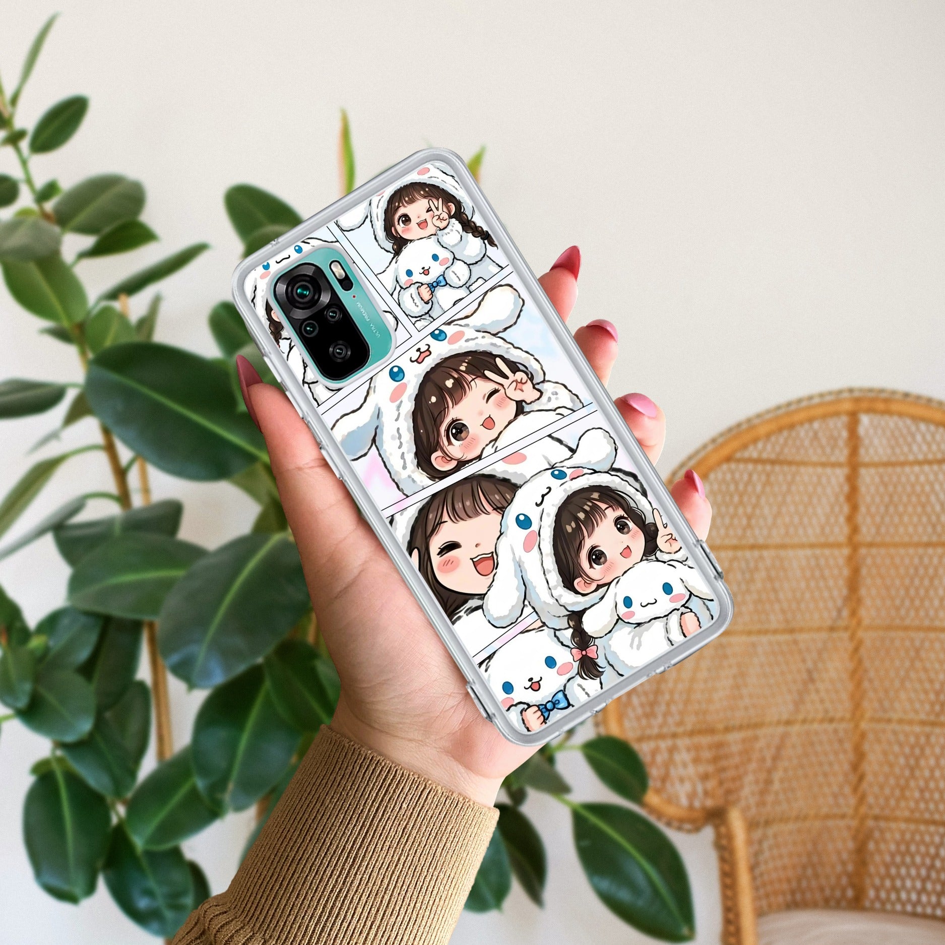 Super Girl Transparent Silicon Case For Redmi Note 14 Pro Plus 5G
