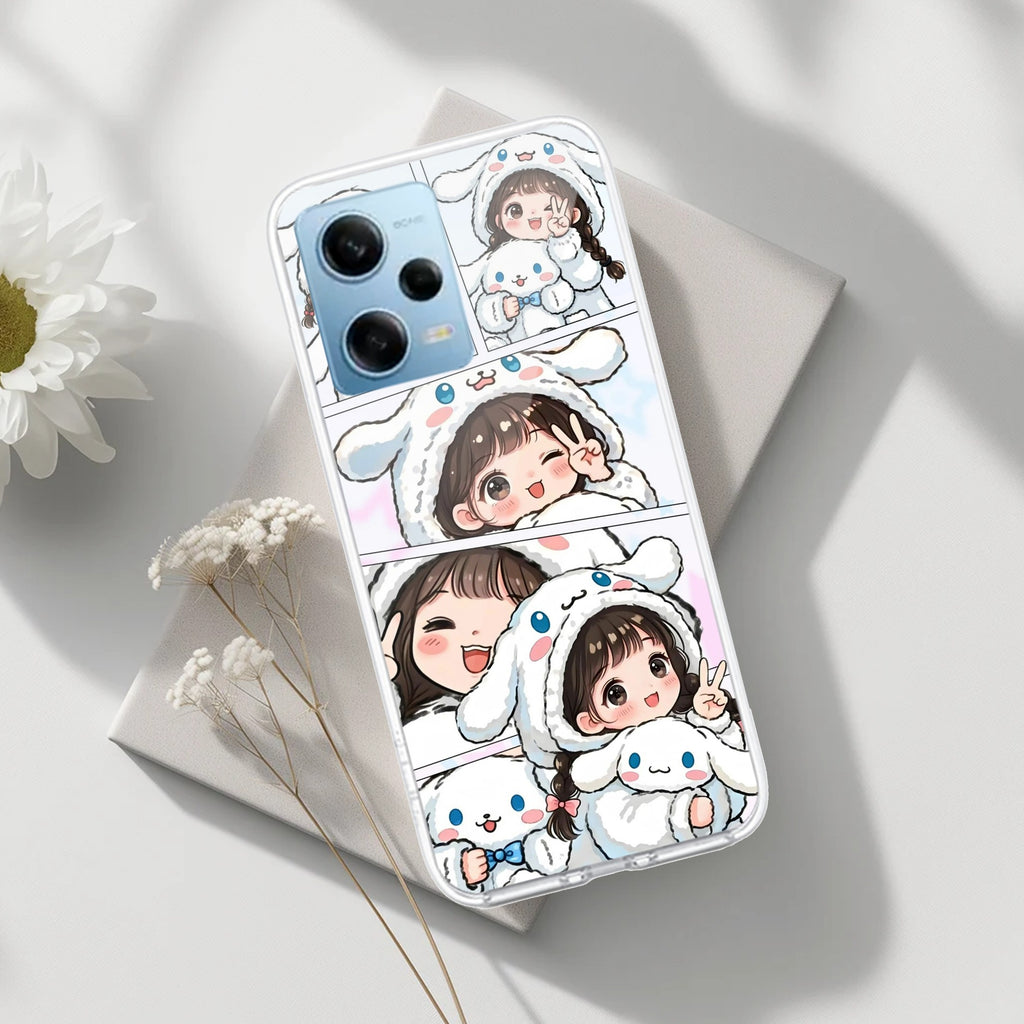 Super Girl Transparent Silicon Case For Redmi Note 10 Pro / Redmi Note 10 Pro Max