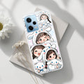 Super Girl Transparent Silicon Case For Redmi Note 12 5G