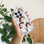 Super Girl Transparent Silicon Case For Redmi Note 12 5G