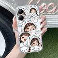 Super Girl Transparent Silicon Case For Vivo T2x 5G