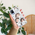 Super Girl Transparent Silicon Case For Vivo V21 5G