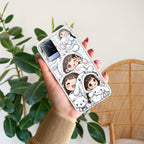Super Girl Transparent Silicon Case For Vivo V21 5G