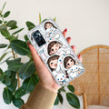 Super Girl Transparent Silicon Case For Vivo V23E