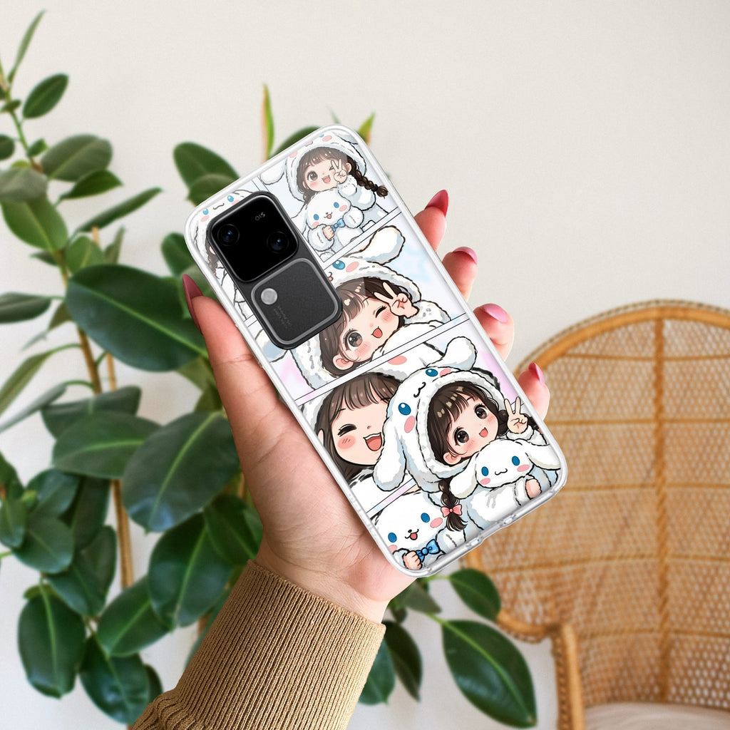 Super Girl Anti Yellow Case For Vivo V30 5G
