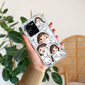 Super Girl Transparent Silicon Case For Vivo Y35