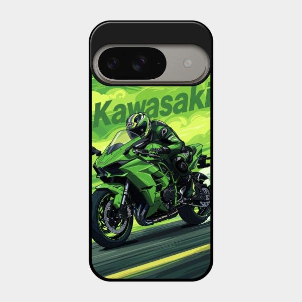 Super Sports Bike Glass Case Cover For Google Pixel 9 5G