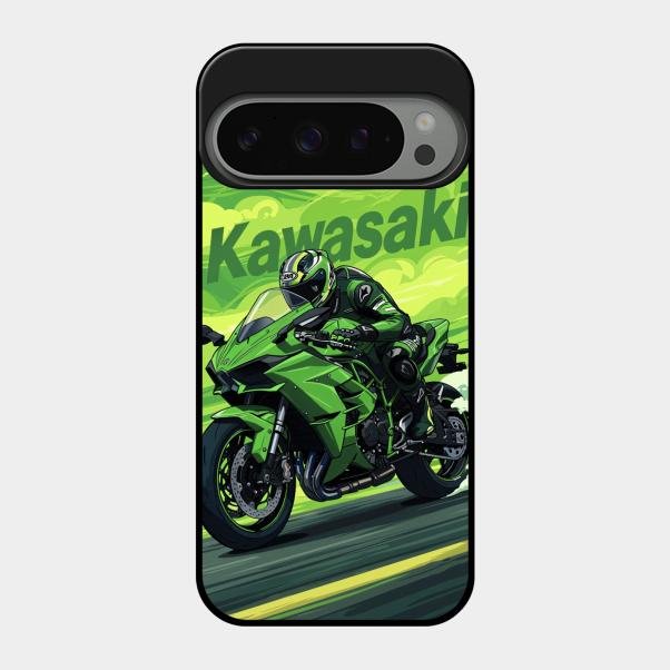 Super Sports Bike Glass Case Cover For Google Pixel 9 Pro 5G