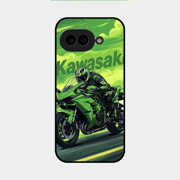 Super Sports Bike Glass Case Cover For Google Pixel 9A 5G