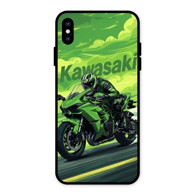 Super Sports Bike Glass Case Cover For iPhone XS Max