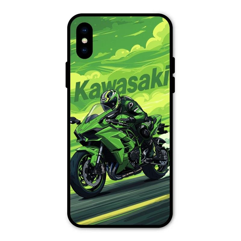 Super Sports Bike Glass Case Cover For iPhone XS