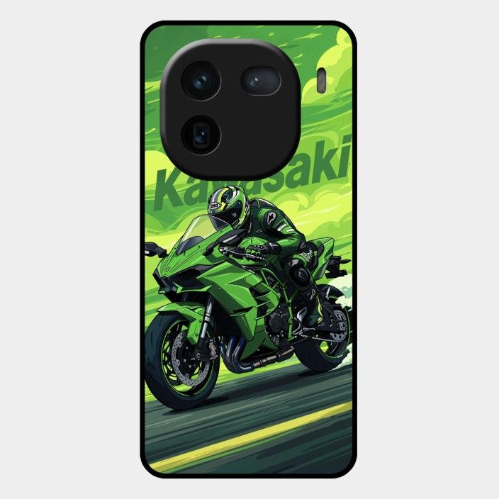 Super Sports Bike Glass Case Cover For Iqoo 12 5G