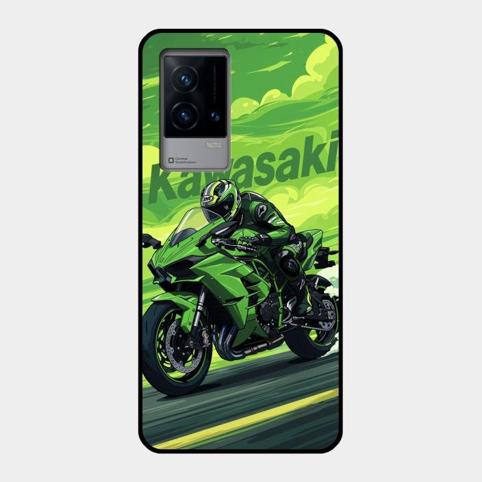 Super Sports Bike Glass Case Cover For Iqoo 9 5G