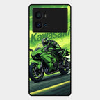 Super Sports Bike Glass Case Cover For Iqoo 9 Pro 5G