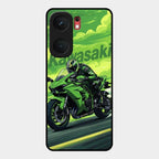 Super Sports Bike Glass Case Cover For Iqoo Neo 9 Pro 5G