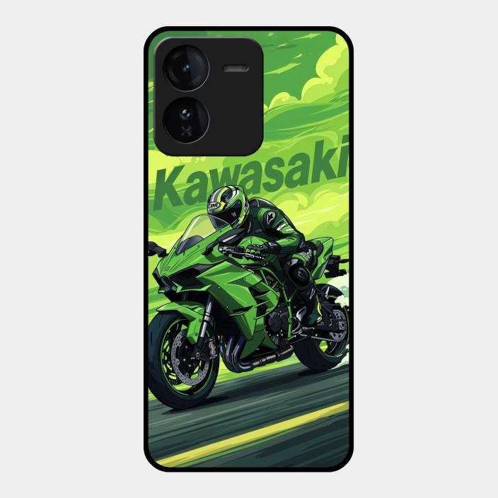 Super Sports Bike Glass Case Cover For Iqoo Z9 5G