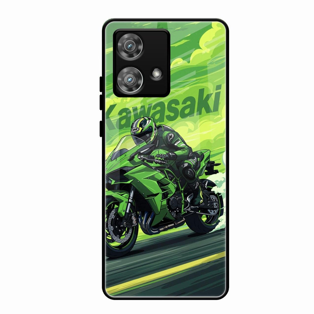 Super Sports Bike Glass Case Cover For Motorola Edge 40 5G