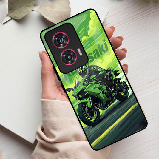 Super Sports Bike Glass Case Cover For Motorola