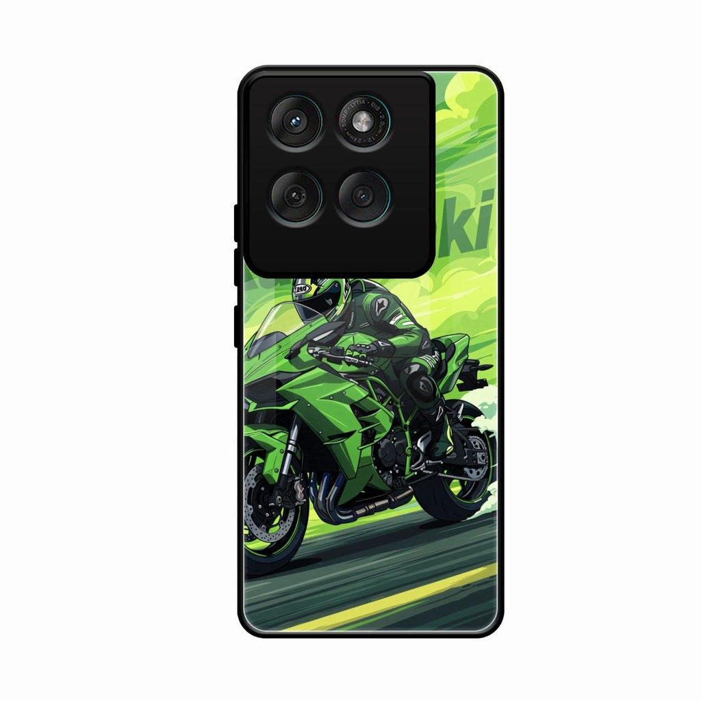 Super Sports Bike Glass Case Cover For Motorola Edge 60 Pro 5G