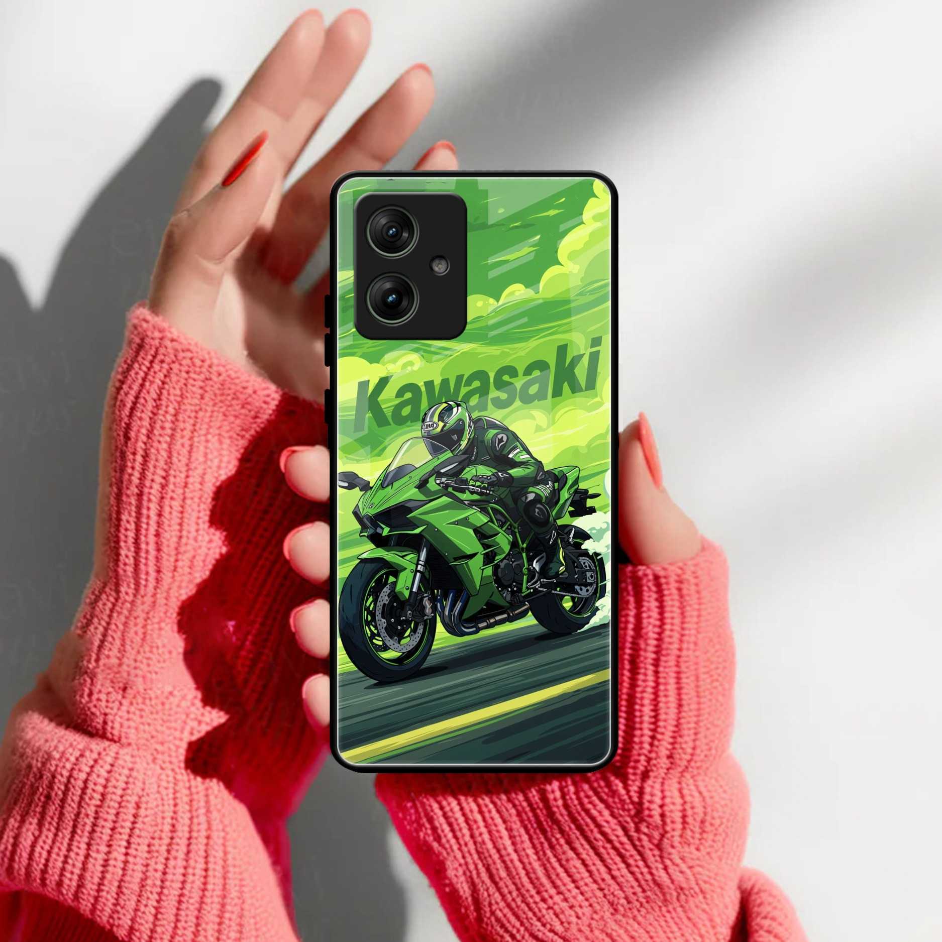 Super Sports Bike Glass Case Cover For Motorola