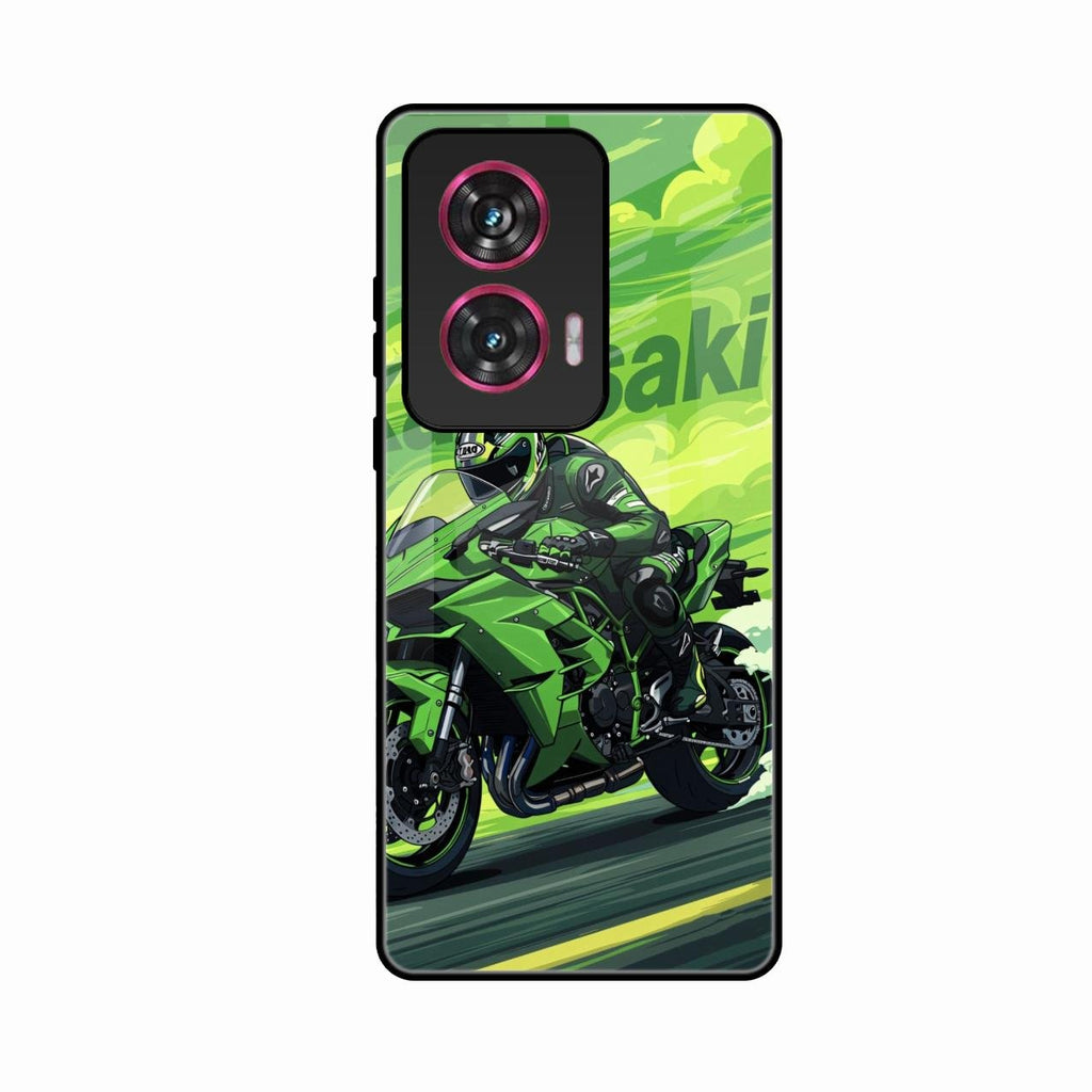 Super Sports Bike Glass Case Cover For Motorola G96 5G