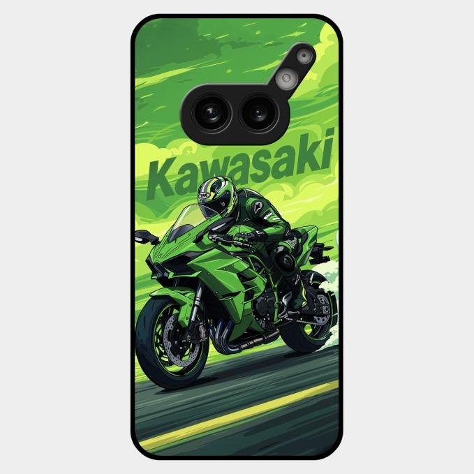 Super Sports Bike Glass Case Cover For Nothing Phone 2A Plus