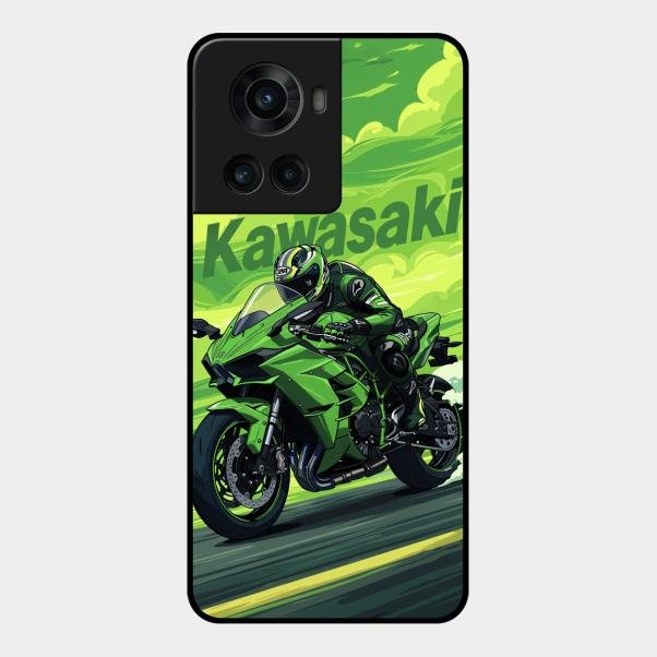 Super Sports Bike Glass Case Cover For Oneplus 10R 5G