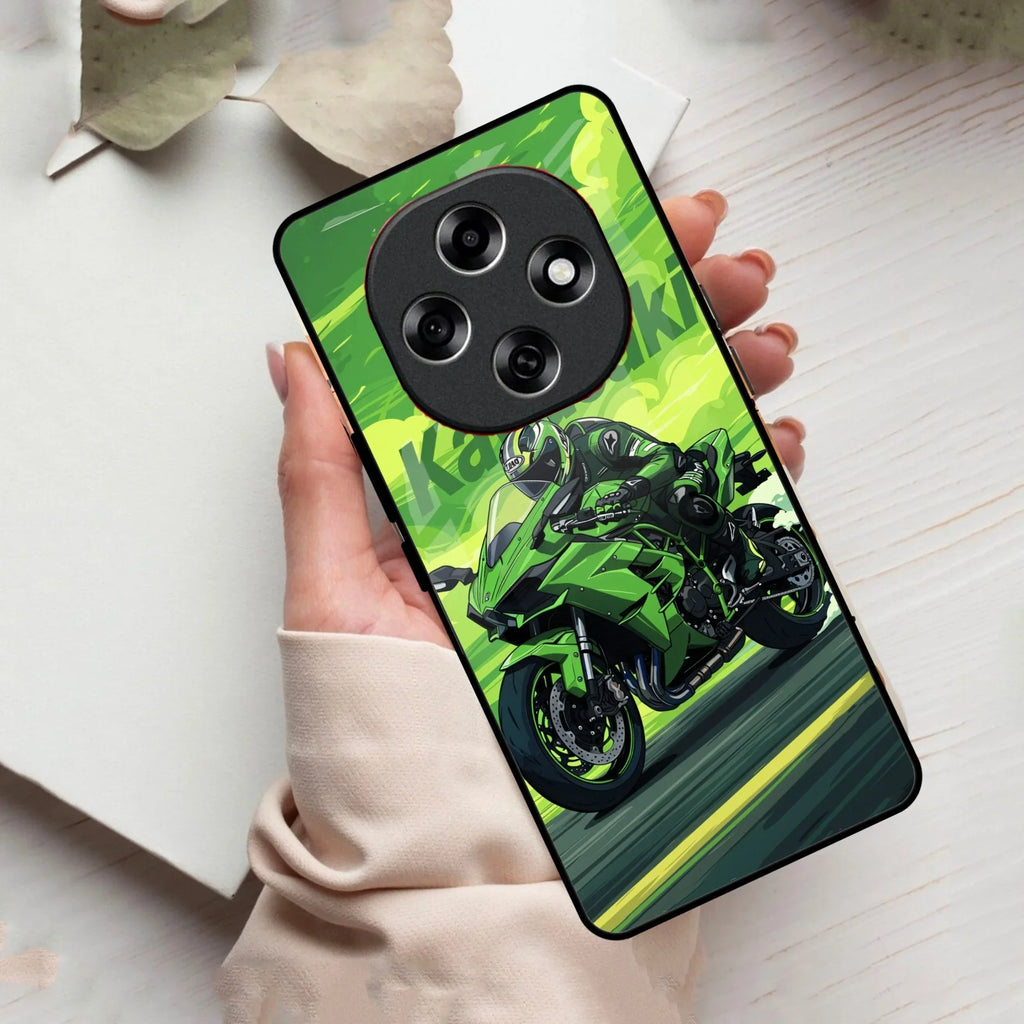 Super Sports Bike Glass Case Cover For Oppo