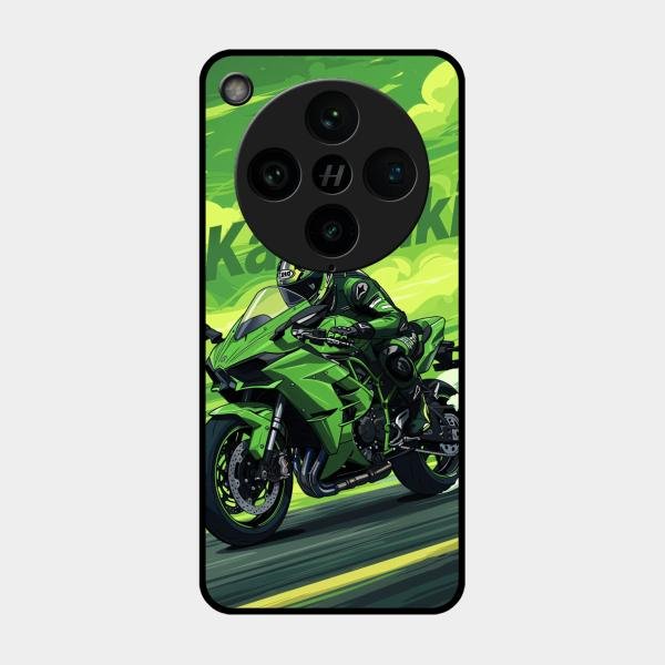 Super Sports Bike Glass Case Cover For Oppo Find X8 Pro 5G