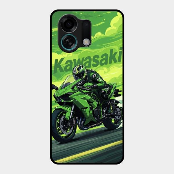 Super Sports Bike Glass Case Cover For Oppo K13 Turbo 5G