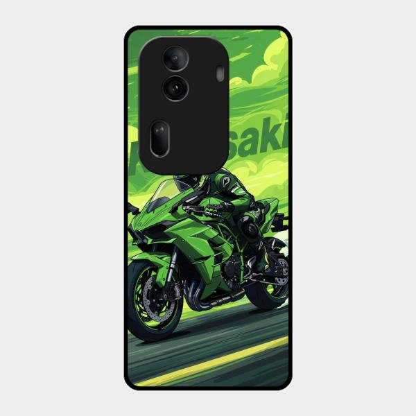Super Sports Bike Glass Case Cover For Oppo Reno 11 Pro 5G
