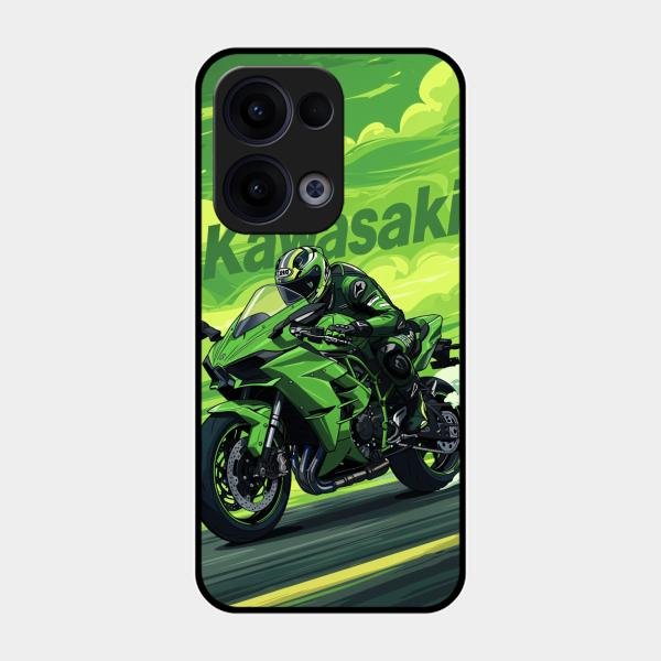 Super Sports Bike Glass Case Cover For Oppo Reno 13 5G