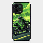 Super Sports Bike Glass Case Cover For Oppo Reno 14 5G