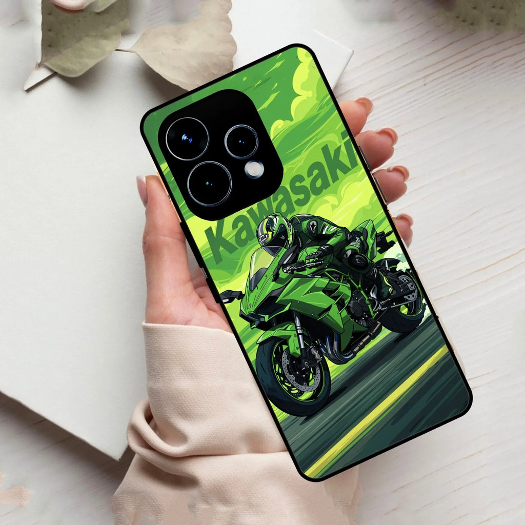 Super Sports Bike Glass Case Cover For Oppo