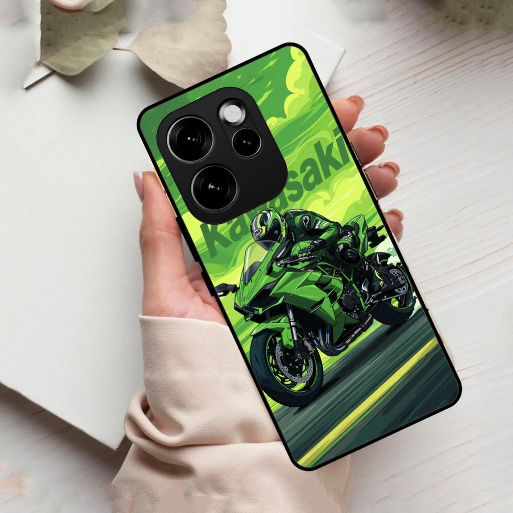 Super Sports Bike Glass Case Cover For Oppo