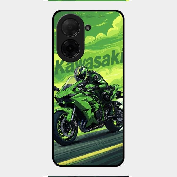 Super Sports Bike Glass Case Cover For Poco C71
