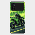 Super Sports Bike Glass Case Cover For Poco X4 Pro 5G
