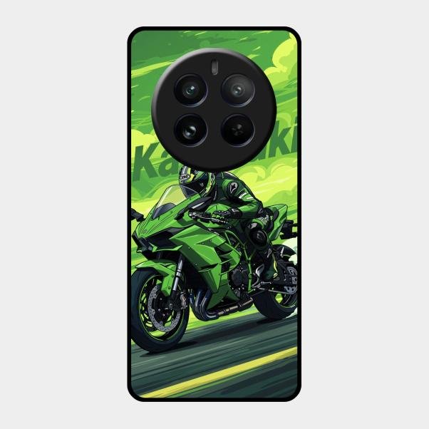 Super Sports Bike Glass Case Cover For Realme 12 Pro 5G