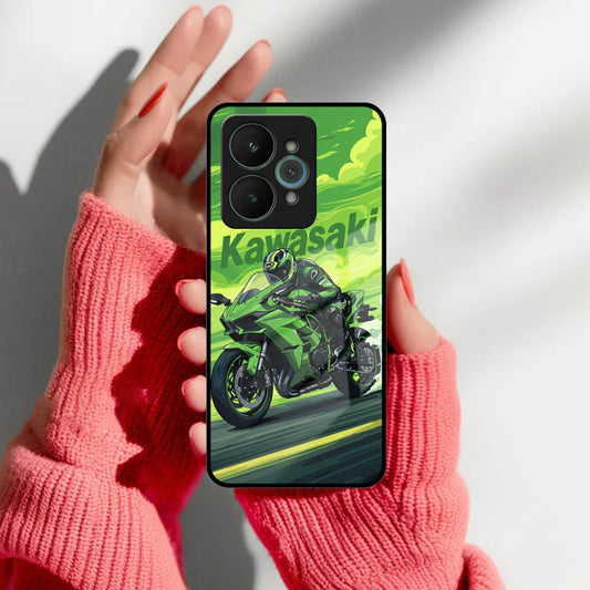 Super Sports Bike Glass Case Cover For Realme