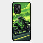 Super Sports Bike Glass Case Cover For Redmi 11 Prime 5G
