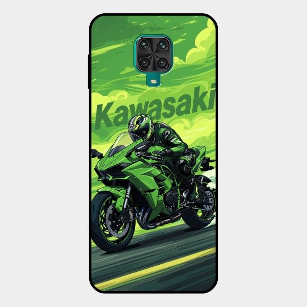 Super Sports Bike Glass Case Cover For Redmi Note 10 Lite