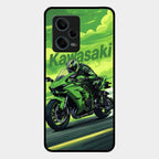 Super Sports Bike Glass Case Cover For Redmi Note 12 Pro 5G