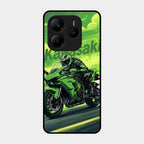 Super Sports Bike Glass Case Cover For Redmi Note 14 5G