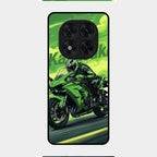 Super Sports Bike Glass Case Cover For Redmi Note 14 Pro 5G