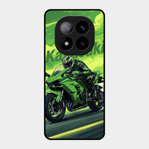 Super Sports Bike Glass Case Cover For Redmi Note 14 Pro Plus 5G